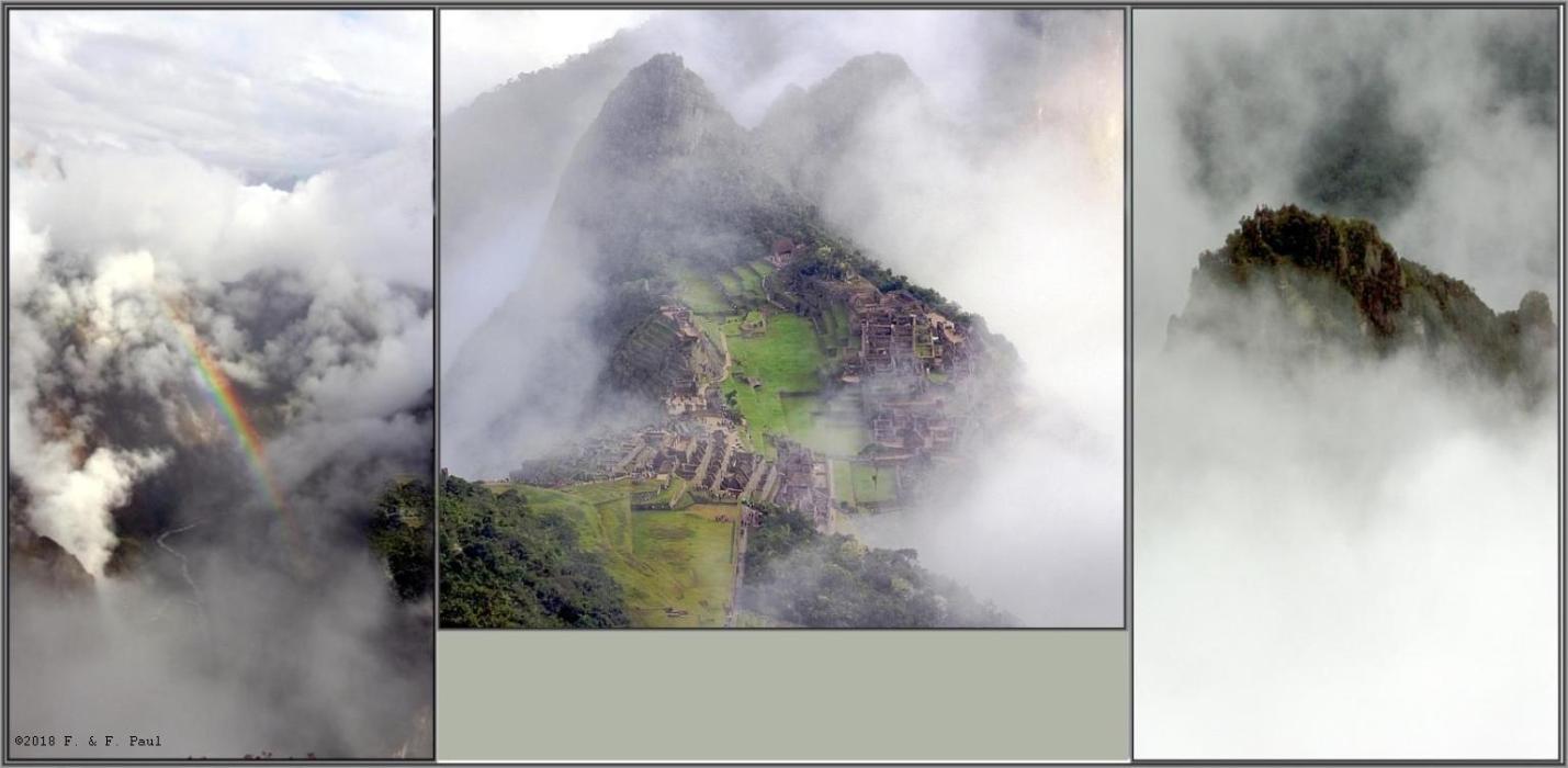 Triptychon auf Machu Picchu